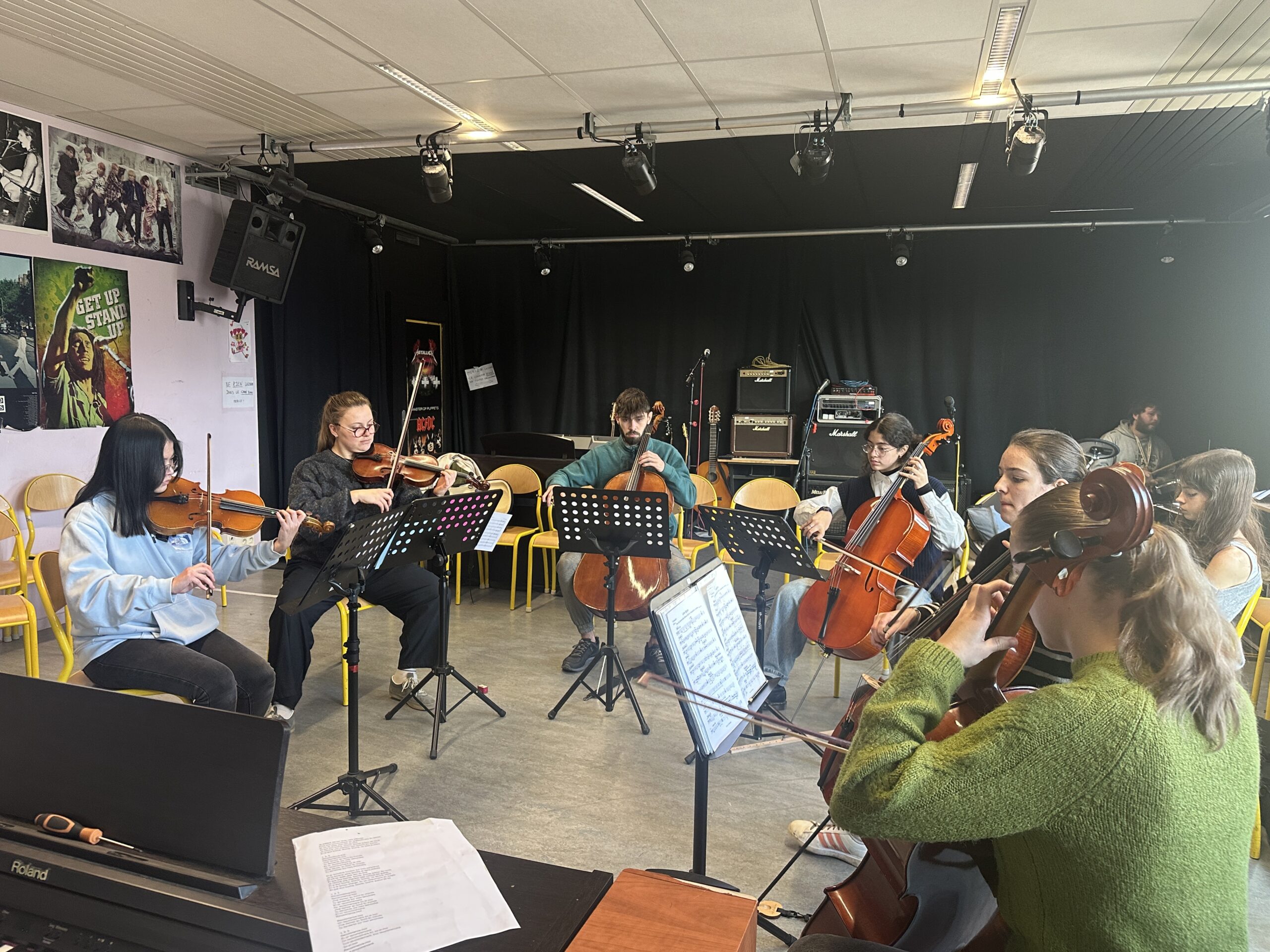 Cours à Clem'en'Zik au collège Clemenceau - Lyon 2025 TALM